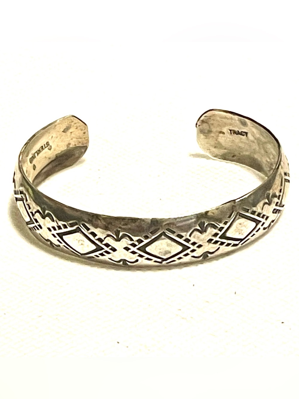 Vintage Wilbur Tracy Tooled Cuff
